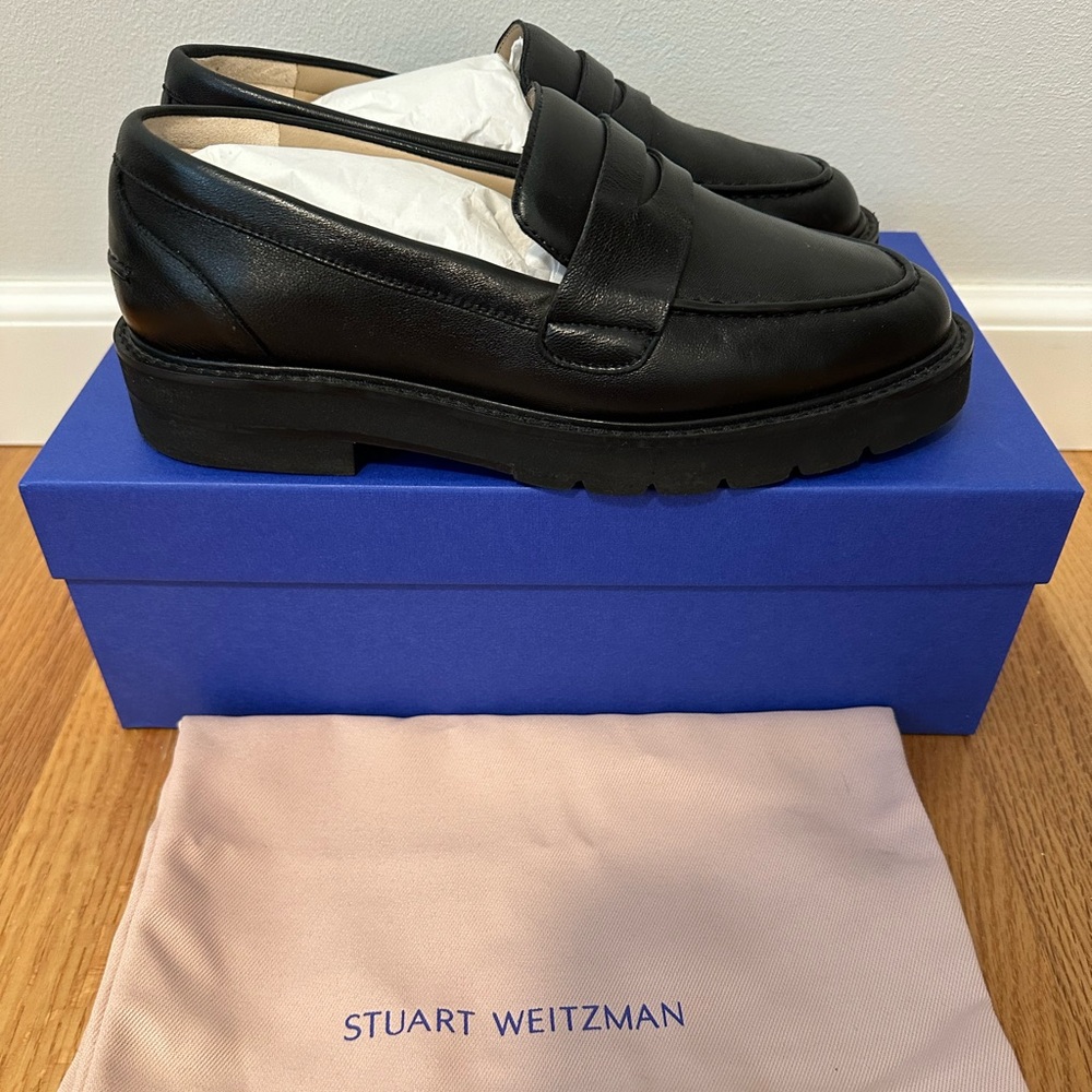 Stuart Weitzman Black Women's Loafers
